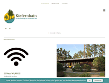 Tablet Screenshot of kiefernhain.de